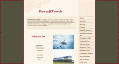 Desktop Screenshot of kuwarjitravels.com